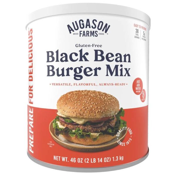 Black Bean Burger Mix Can